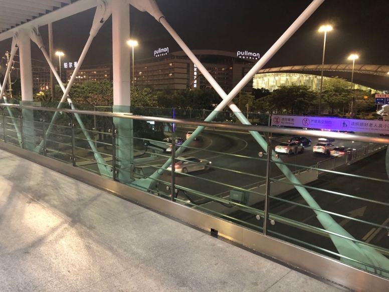 佛山立交橋不鏽鋼管防護欄