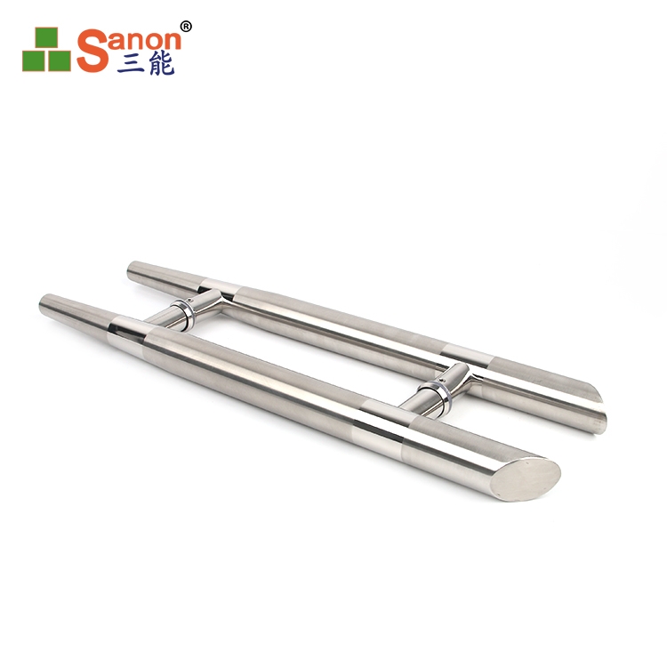 佛山H型玻璃門拉手304不鏽鋼材質不鏽鋼玻璃大門把手