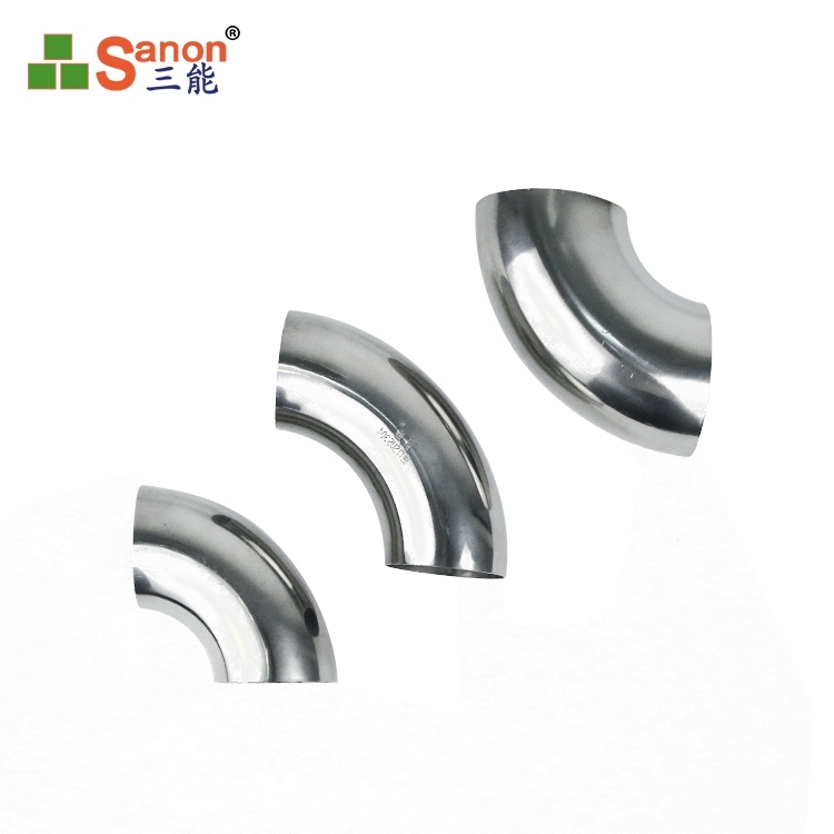 直銷不鏽鋼樓梯扶手管 不鏽鋼扶手彎頭 加厚 鏡麵拋光配件 90度彎拐可用