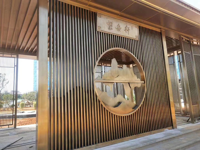 不鏽鋼裝飾屏風定製